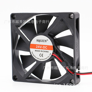 Ventilador de Refrigeración Sqgiun de 80 mm y 24 V CC, 80x80x15 mm, Industrial, para Chasis de Amplificador - Product Image 2