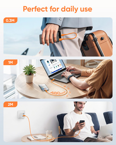 SUNGUY 18W Fast <b>Charging</b> Cable Silicone Phone Charger USB Data Power Cable for Mobile Phone Car Use - Product Image 4