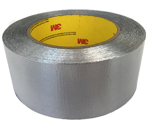 Enmascaramiento acrílico ignífugo 48M 25mm <span class=keywords><strong>Cinta</strong></span> <span class=keywords><strong>de</strong></span> papel <span class=keywords><strong>de</strong></span> <span class=keywords><strong>aluminio</strong></span> reforzada con conductor térmico <span class=keywords><strong>de</strong></span> plata <span class=keywords><strong>de</strong></span> un solo lado - Product Image 1