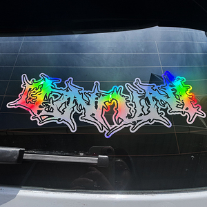 Calcomanías de ventana de vidrio de coche de vinilo impreso resistente a la intemperie de alta calidad pancartas de parabrisas de transferencia personalizadas - Product Image 5