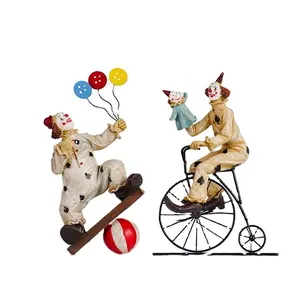 Bestsellers Hars Handwerk Woninginrichting Hars Geschenken Ornamenten Ambachten Creatieve Engel Stat Circus Clown