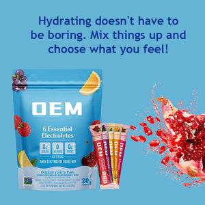 Vigo OEM Private Label Original 20 Sachets de poudre de boisson d'hydratation et de récupération d'électrolytes avec vitamine C et zinc - Product Image 2