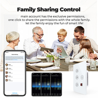 US Standard App Control Speed Alexa Google Home Control Fan Switch avec fil neutre Light Zigbee Fan Smart Switch RCM et SAA