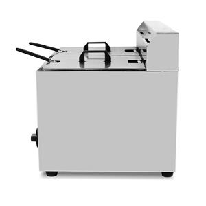 Freidora <span class=keywords><strong>de</strong></span> <span class=keywords><strong>Gas</strong></span> LPG Doble <span class=keywords><strong>de</strong></span> 10L CHZ-20L, Económica y <span class=keywords><strong>de</strong></span> Venta Caliente para Pollo Frito - Product Image 5