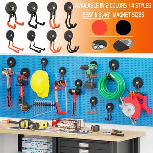 2 יחידות וו מגנטי כבד, ווי מגנט חזקים לכלי מוסך, צינור, חבל, מקדחה חשמלית - Product Image 2