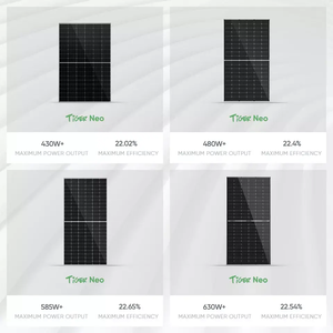 Paneles Solares de Alta Eficiencia de 575W-600W, Tipo N PERC, de Media Celda, Negros - Product Image 4