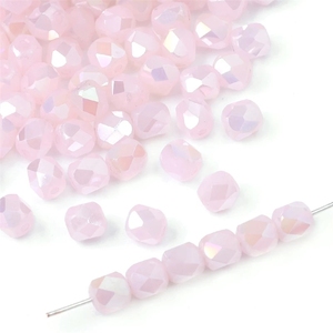 Perles à facettes en verre Cube de 6mm, bricolage fait à la main Bracelet collier <span class=keywords><strong>bijoux</strong></span> matériaux de fabrication accessoires - Product Image 5
