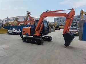 Mini-excavatrice Hitachi ZX70-5A de 7 tonnes d'occasion, excavatrice Hitachi Zaxis 75 d'origine du Japon, excavatrice multifonctionnelle - Product Image 4