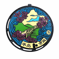 Plaque de couvercle de manhole décorative de luxe en fonte, design personnalisé pour projets architecturaux