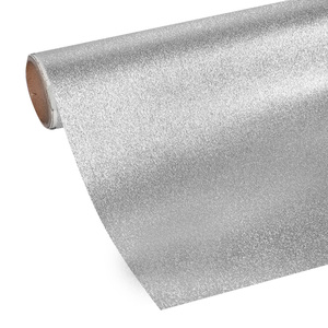 Penjualan laris vinil berkilau rol Film <span class=keywords><strong>Glitter</strong></span> PVC Laser tanpa perekat perak untuk dekorasi dan tas hadiah - Product Image 2