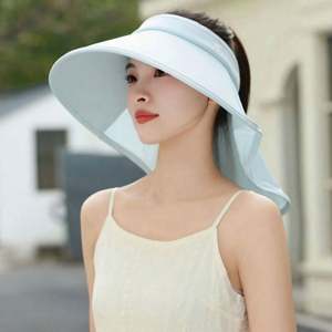 Sombreros de Sol de Verano al por Mayor, Transpirables, de Ala Ancha, para Playa, Unisex, con Protección para el Cuello, para Pesca, Casual, Esquí - Product Image 3