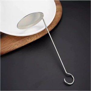 Molde redondo de acero inoxidable duradero para freír, ideal para tortitas de camarones, tortitas de patata, masa frita, tortitas de frijoles, tortitas de arroz y otros platos fritos. - Product Image 4