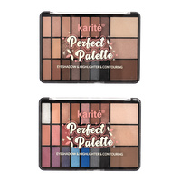Palette de maquillage contour et fard à paupières Karite 24 couleurs, vente en gros, logo personnalisé, marque privée