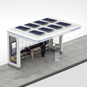 Paradas de Autobús <span class=keywords><strong>Inteligentes</strong></span> con Energía Solar, Pantallas LED, Estructura de Aleación de Aluminio, Ecológicas, Cobertura Wi-Fi, Llegada de Autobuses en Tiempo Real - Product Image 3