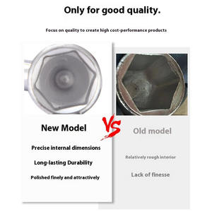 2025 nouvelle clé à <span class=keywords><strong>pneu</strong></span> à douille croisée à 4 voies résistante à la corrosion, clé de roue chromée en acier à haute teneur en carbone pour la réparation de pneus automatiques - Product Image 3