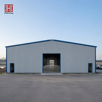 Kits de construction modulaires en métal, structure en acier préfabriquée pour entrepôt et garage, structure légère en acier.