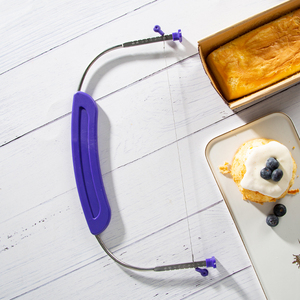 Dụng Cụ Cắt Lát Bánh Mì Bằng Dây Thép Răng Thủ Công Có Thể Điều Chỉnh Dụng Cụ Làm Bánh Tự Làm Cưa Cắt Bánh Bằng Thép Không Gỉ - Product Image 1