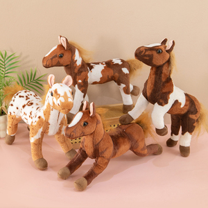 Il simpatico cavallo di peluche a forma di fiore è adatto per l'esposizione domestica e la collezione per bambini e bambine. - Product Image 2