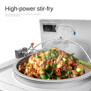 Robot de friture de légumes à grande échelle entièrement automatique cafétéria grande machine à frire les légumes - Product Image 3