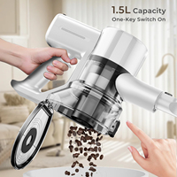 Aspirateur Cyclone Sans Fil Anti-Nœuds Amélioré 38KPA 50 Min. Autonomie 3 Modes d'Aspiration Autoportant Sans Fil pour Voiture, Maison, Hôtel