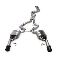 Échappement Catback BSK pour BMW 335/335i E90/E92/E93 N54 3.0T 2009-2013 Voiture de course Tuyau SS304 Silencieux Système d'échappement Valvetronic