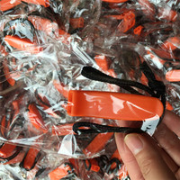 Sifflet de sécurité en plastique avec lanière, ABS, gilet de survie en cas d'urgence, pour Kayak, pêche de bateau, 1 pièce