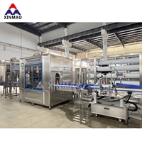 Planta de Agua Potable Completa de 450 BPH / Máquina Expendedora de Agua para Botellas de 5 Galones, Soluciones de Llenado Llave en Mano