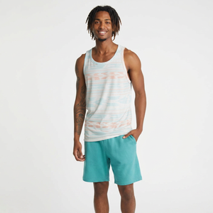 Débardeur pour homme imprimé personnalisé de haute qualité, vêtements de sport les plus vendus pour l'entraînement, méthode de tissage tricotée, prix bas en vente - Product Image 1