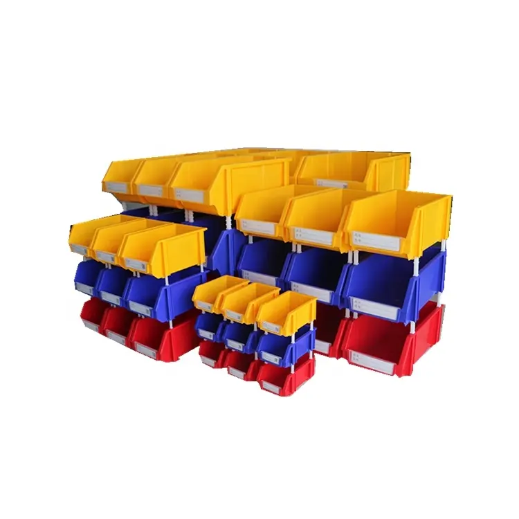 Custom Color & Logo Factory Sales Directly Stack and Hang Storage Bins for Small Parts in Warehouse