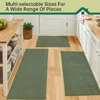 Tapis de cuisine résistants aux taches Tapis de cuisine antidérapants lavables en polypropylène avec support TPR
