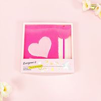 Carnet en forme de cœur personnalisé pour la Saint-Valentin, 100 feuilles A3, papier frais et mignon, impression numérique, reliure cousue