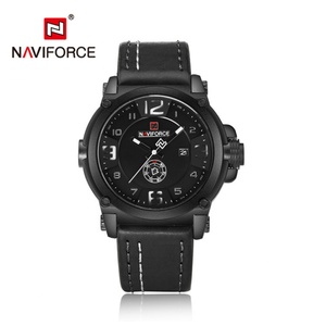 Reloj de Pulsera de Cuero con Caja de Aleación y Esfera de Vidrio para Hombre, Deportivo, de Cuarzo, Cronógrafo, Calendario, Resistente al Agua para 9099 - Product Image 2