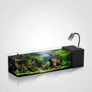 אקווריום מלבני גדול לתצוגה בחנות, מיכל דגים מזכוכית שקופה במיוחד לבית - Product Image 1