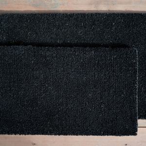 Tapis de porte en fibre de coco noire, tapis de porte en coco - Product Image 2