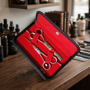Ciseaux de coiffure professionnels de 6 pouces à coupe filaire CNC, avec vis réglable, pour droitiers, manche moyen, lame tranchante, pour la coupe et l'effilage des cheveux - Product Image 2