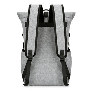 Sac à dos de sport décontracté avec logo personnalisé élégant le week-end pliable et imperméable en polyester avec fermeture à glissière pour salle de sport en plein air - Product Image 3