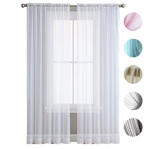 <span class=keywords><strong>Tende</strong></span> in Chiffon tinta unita ad alta trasparenza <span class=keywords><strong>per</strong></span> <span class=keywords><strong>soggiorno</strong></span> camere da letto balconi ODM OEM armadi a tenda pura - Product Image 5