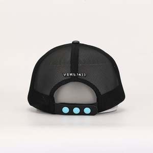 BSCI haute qualité personnalisé 5 panneaux casquette de camionneur en cuir sérigraphie Sports de plein air maille pêche casquette de Baseball pour voyage - Product Image 5