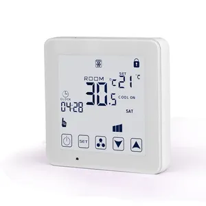 HVAC מאוורר סליל יחידה אוטומטי מזגן tuya WiFi טרמוסטט