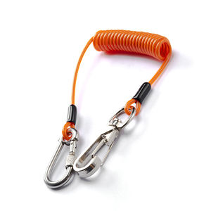 Zelfklevende anti-verlies spiraalveer touw veiligheid noodhulpmiddel met snelring en D-gesp - Product Image 3