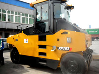 Compacteur de sol robuste de 16 tonnes avec pneus en caoutchouc avant 4 arrière 5 XP163 rouleau de route de haute qualité de haute qualité fabriqué en 2025