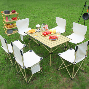 Outdoor <b>Folding</b> Chair Portable Rectangular Moisture Proof For Camping Picnic Art Sketching <b>Stools</b> - Product Image 2