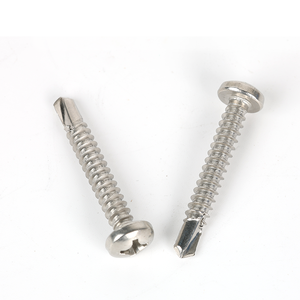 Korrosionsbeständige Maßgefertigte 316 Edelstahl Selbstbohrende Schrauben mit Flachkopf und Kreuzschlitz, <span class=keywords><strong>Tek</strong></span>-Schrauben - Product Image 6