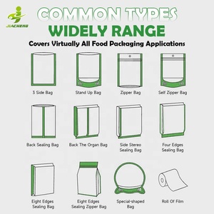 Sacs en plastique alimentaire transparents avec fenêtre personnalisés, 100g 250g, pour sachets debout réutilisables, épices, assaisonnement au chili et à l'ail - Product Image 4