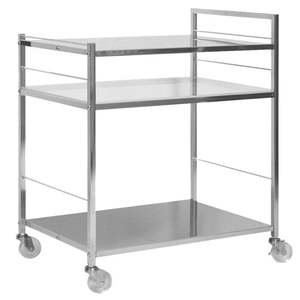 Carrito de Almacenamiento de Aluminio de 3 Niveles Fácil de Guardar con Estantes, Color Personalizado y Tratamiento de Superficie con Óxido - Product Image 5