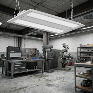 Qualité supérieure, 300W de puissance élevée pour les luminaires suspendus LED, utilisation en entrepôt et en garage, indice de protection IP65, corps de lampe en aluminium FL-GKD-AEH2A Hig - Product Image 1
