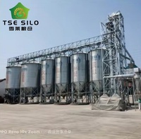 Silo à grains galvanisé avec fond conique pour un déchargement rapide et complet des matériaux