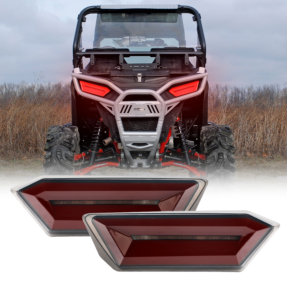 Pair Of Red LED Tail Lights For Polaris RZR 900/1000 Series – Left & Right Rear