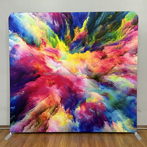 Photography <strong>Backdrop</strong> Stand Frame with Pillowcase <strong>Backdrop</strong> <strong>Print</strong> Customize Designs for Photo Booth Fabric <strong>Backdrop</strong> - Product Image 3