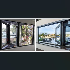 Cửa sổ nhôm gấp với kính cửa sổ nhôm gấp Cửa Sổ Khung hợp kim nhôm - Product Image 4